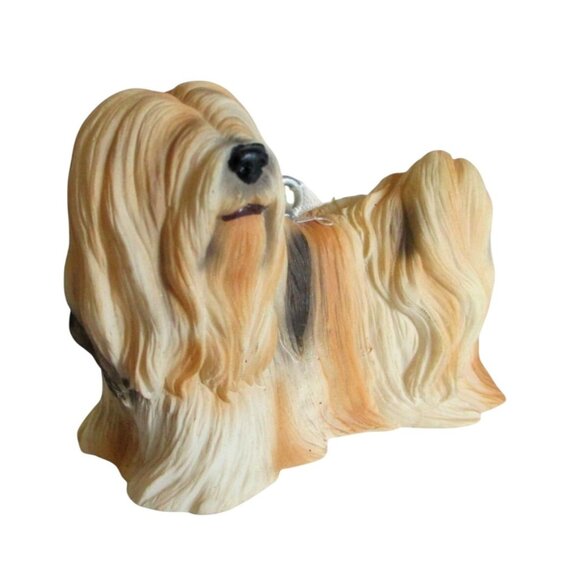 Lhasa Apso Dog Ornament Figurine Holiday Home Decor Gift - Picture 3 of 4